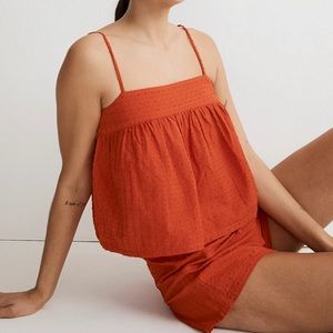 Madewell Swiss Dot Babydoll Pajama Top